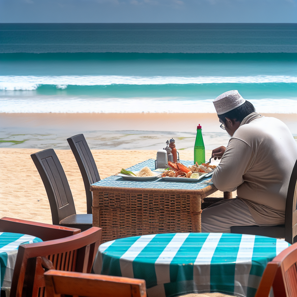 Makan siang di Bali